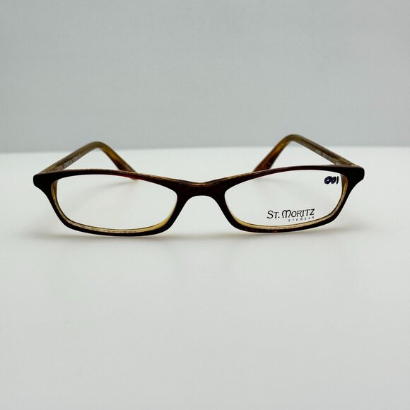 St Moritz Eyeglasses Eye Glasses Frames Cyber Z4 Honey 50-17-135 - Picture 3 of 6